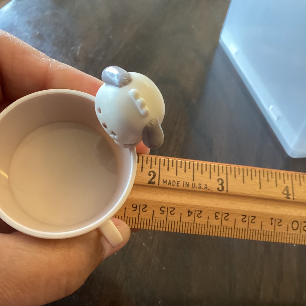 Sanrio Pochacco Miniature Cup Figure 2022 Pink Kawaii Collectible Figurine - Picture 11 of 11